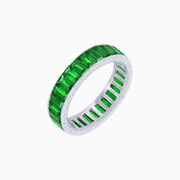 Exquisite Eternity Band with Customizable Gemstones - Shahin Jewelry